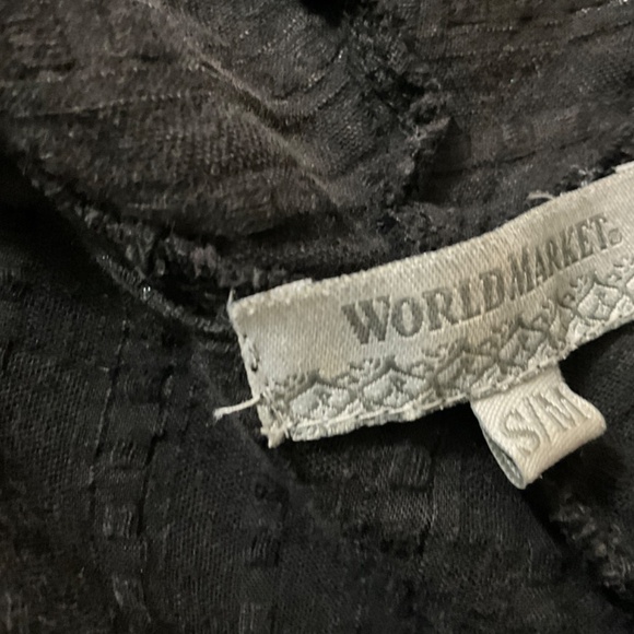 “Women’s Lightweight Open front long draped cardigan dusk black s/m - Picture 7 of 7